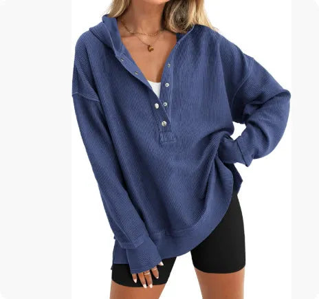 Women's loose raglan sleeve pullover sweater in peacock green, casual Japanese Korean style.