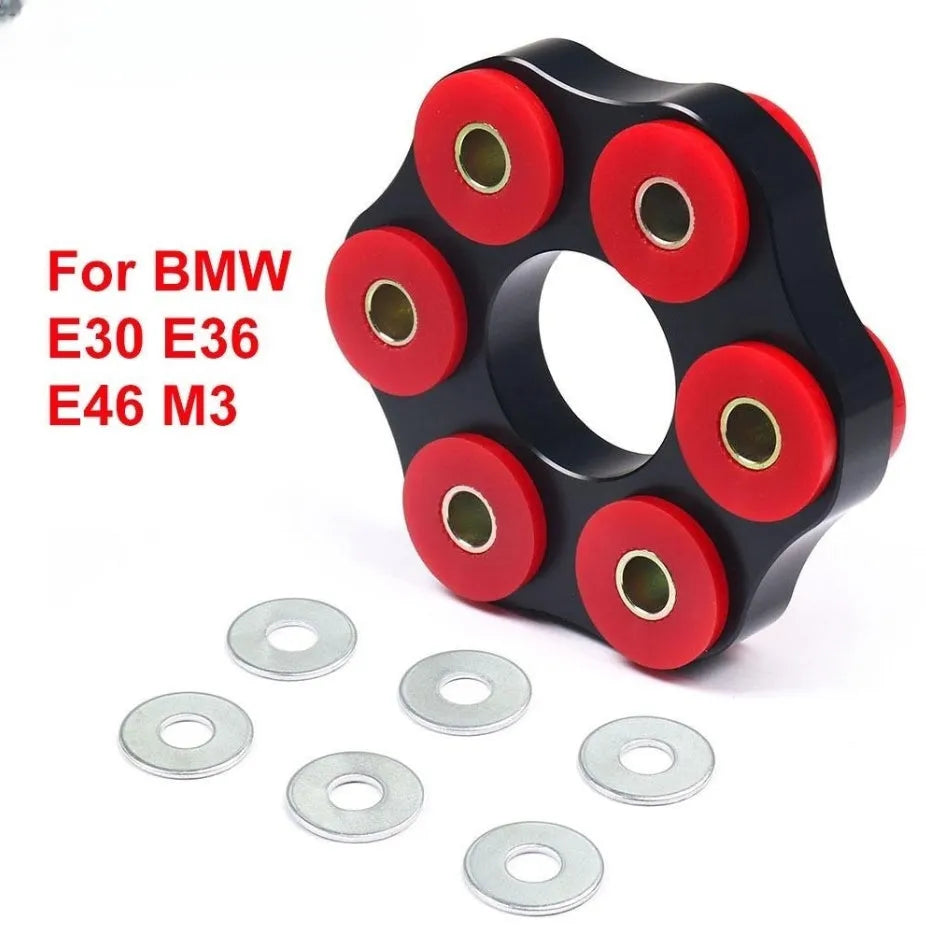 Red polyurethane aluminium drive shaft connecting plate bracket for BMW E46 E36 E30 modification