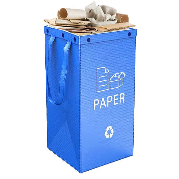 40 litre PP plastic rubbish bag roll in multiple colours for waste classification