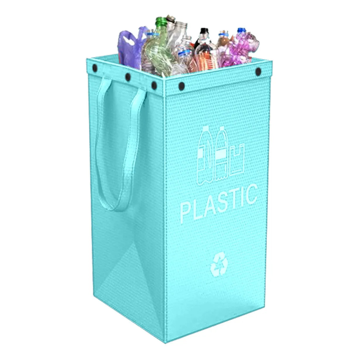 40 litre PP plastic rubbish bag roll in multiple colours for waste classification