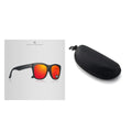 A pair of thickened polarised sunglasses with TAC lenses and a PC frame for outdoor UV protection.