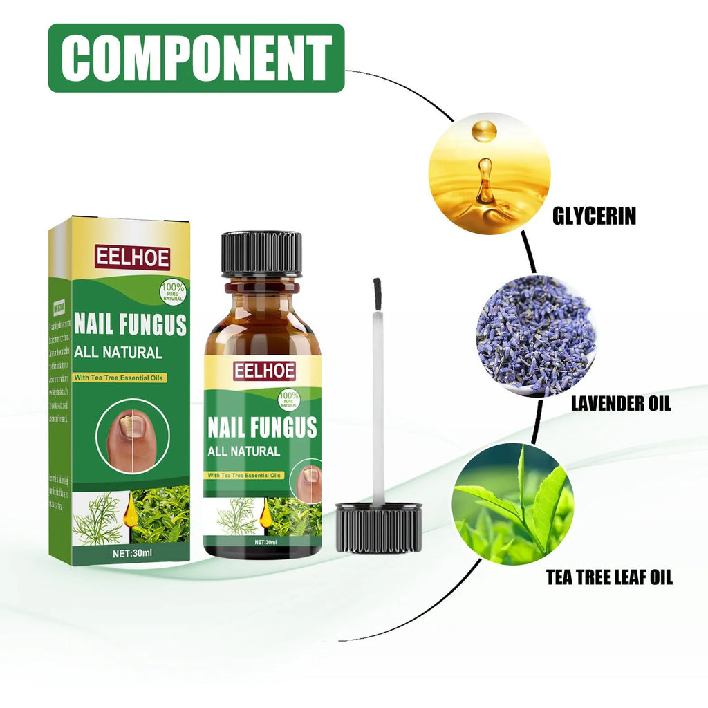 30ml bottle of tea tree oil nail care repair fluid for hand and foot treatment