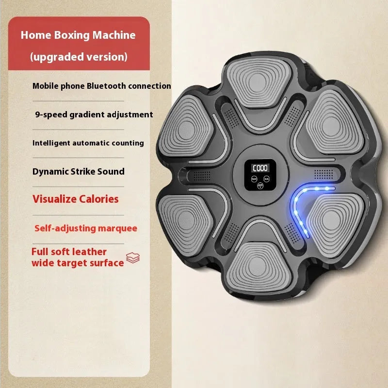 Smart music boxing machine electronic wall target with focus gloves