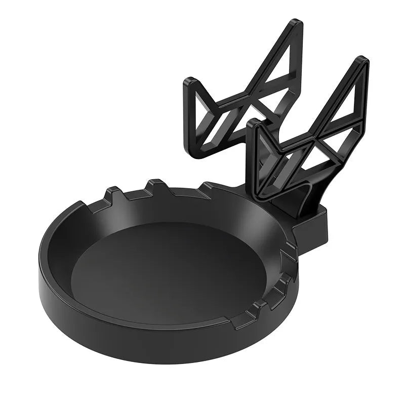 Universal game controller wall hanging rack in black, white, or pink colours with adhesive mounting options