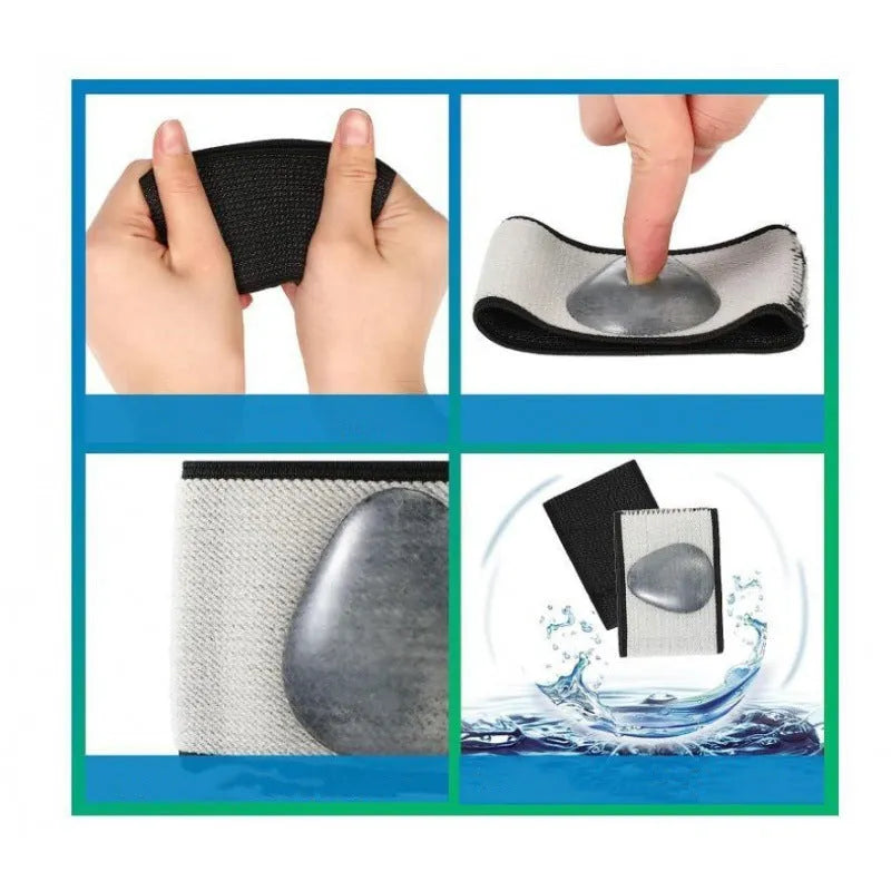 Elastic foot bandage with arch support for flat feet in ordinary and heart styles
