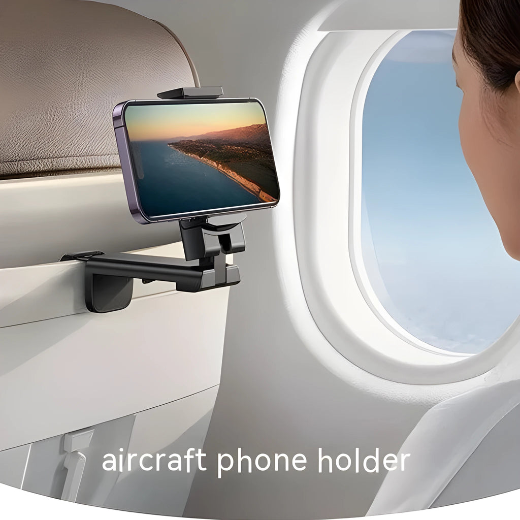 Foldable rotating phone holder in black, grey, or green colours for mobile phones