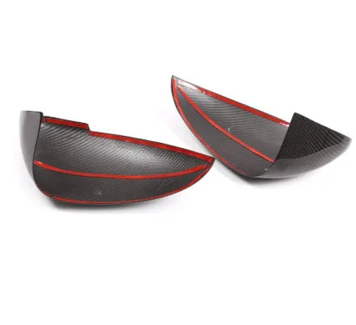 Pair of true carbon fibre mirror covers for Porsche Macan SUV