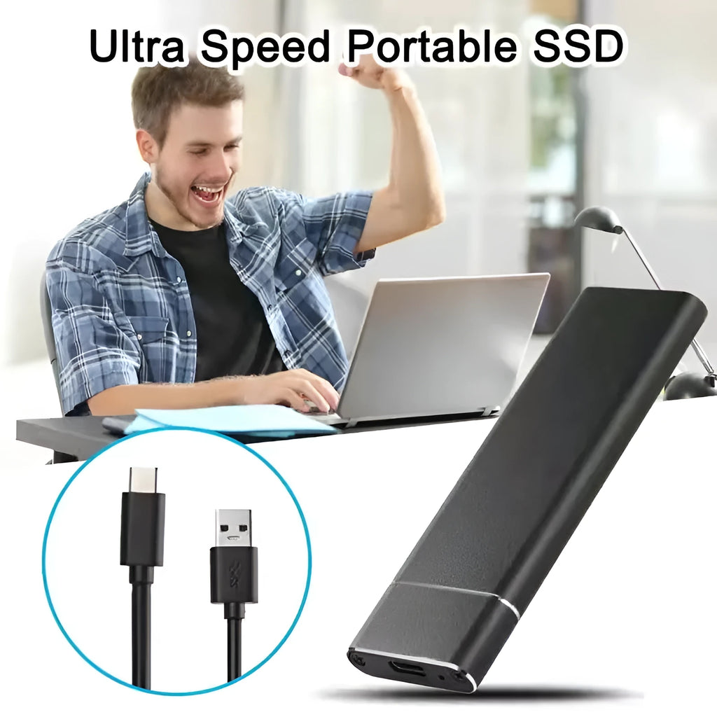 Ultra-thin 6TB portable hard disk with metal shell in multiple colour options