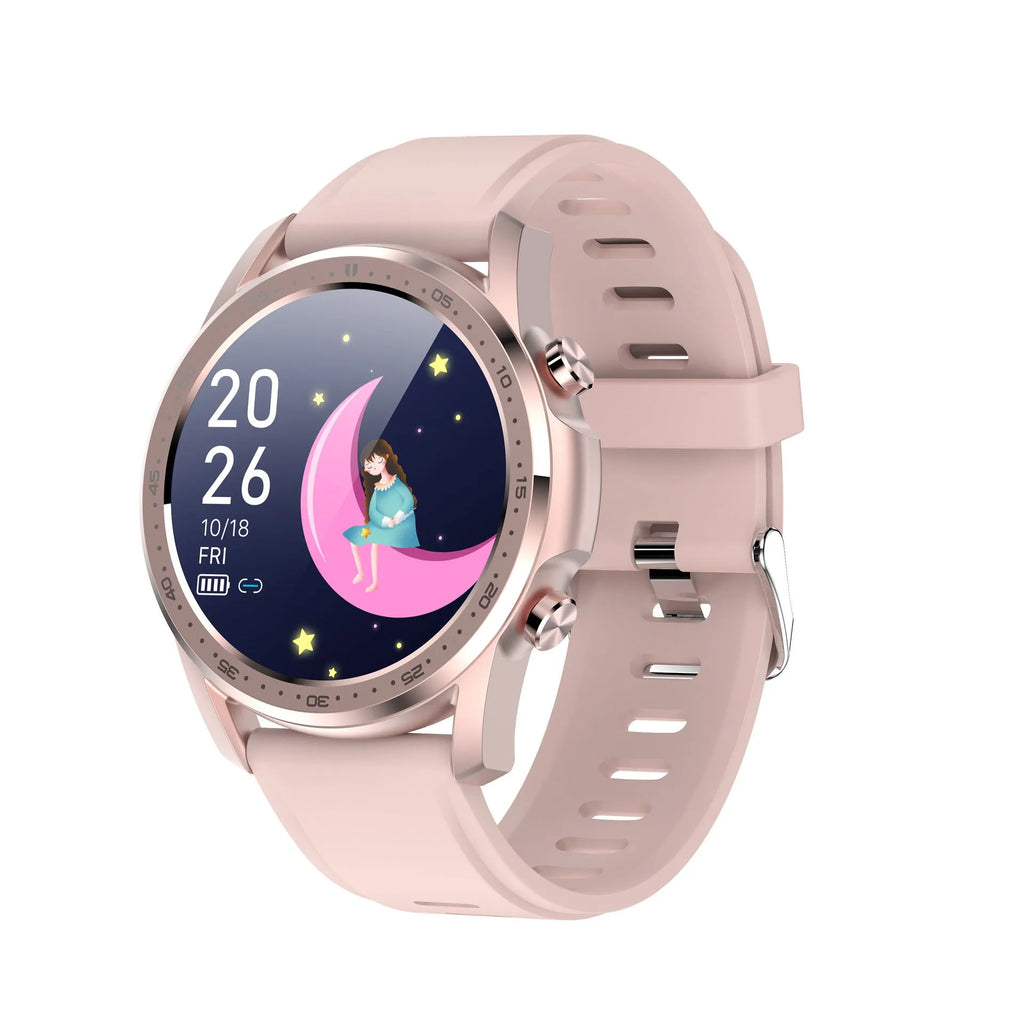 Youth2 Body Temperature Smart Bracelet with 1.3-inch screen in zinc alloy case, shown on wrist.