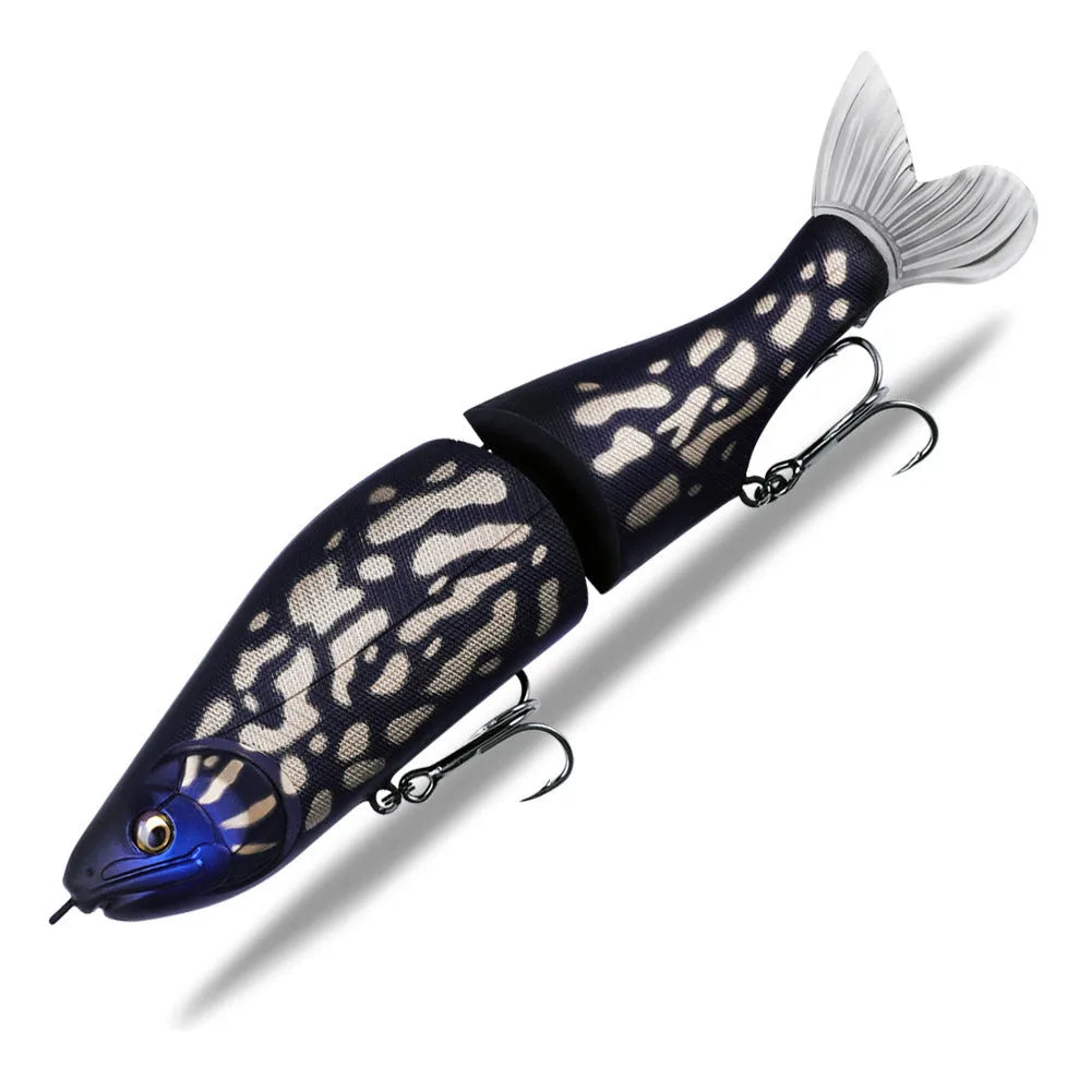 185mm soft plastic fishing bait in realistic fish design for bass fishing