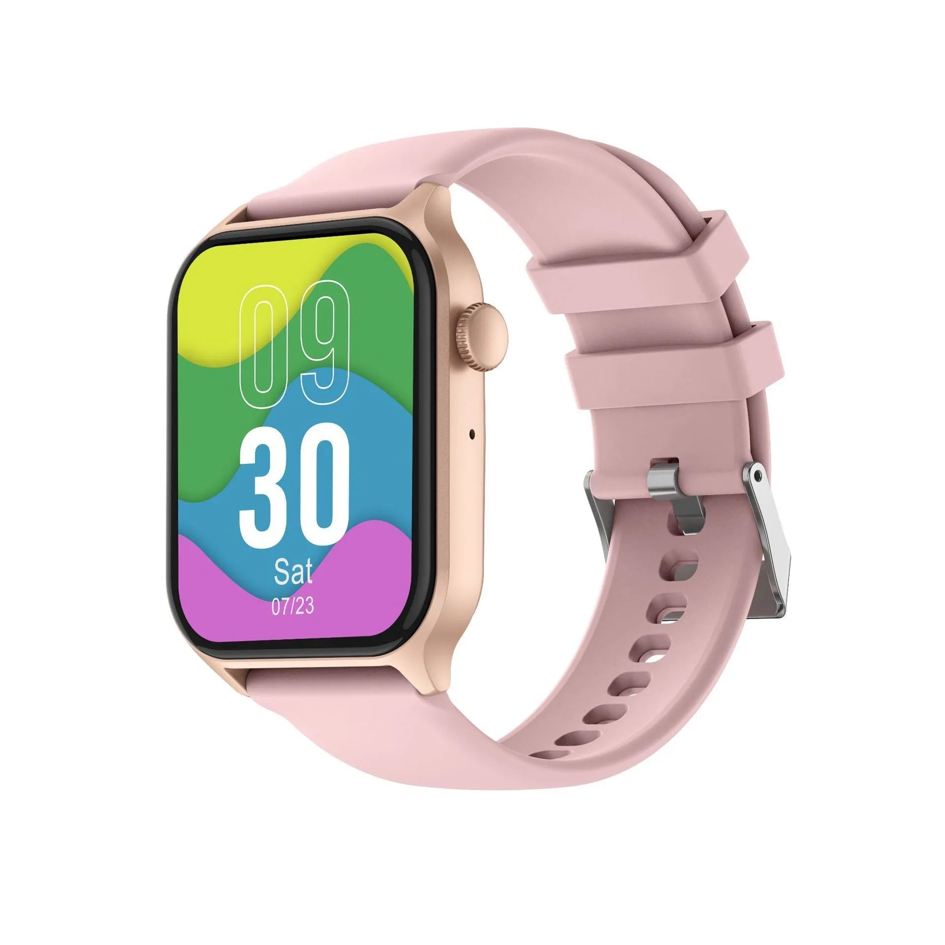 Z145 Smart Watch on wrist displaying health metrics, showing black colour option with TFT screen.