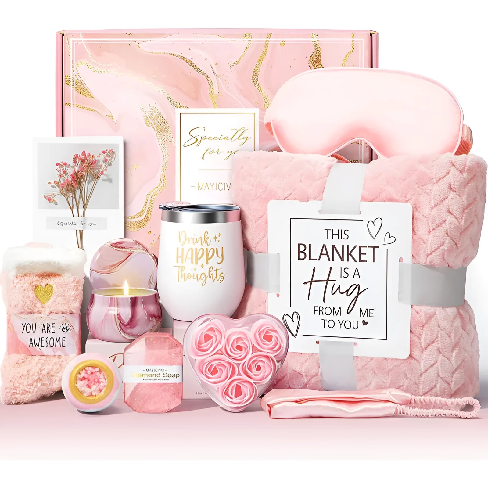 Aromatherapy gift set with plastic packaging in modern simplicity style measuring 27x23x13cm