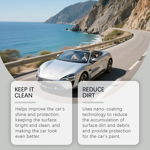 120ml ceramic coating spray aerosol can for car paint protection and gloss maintenance