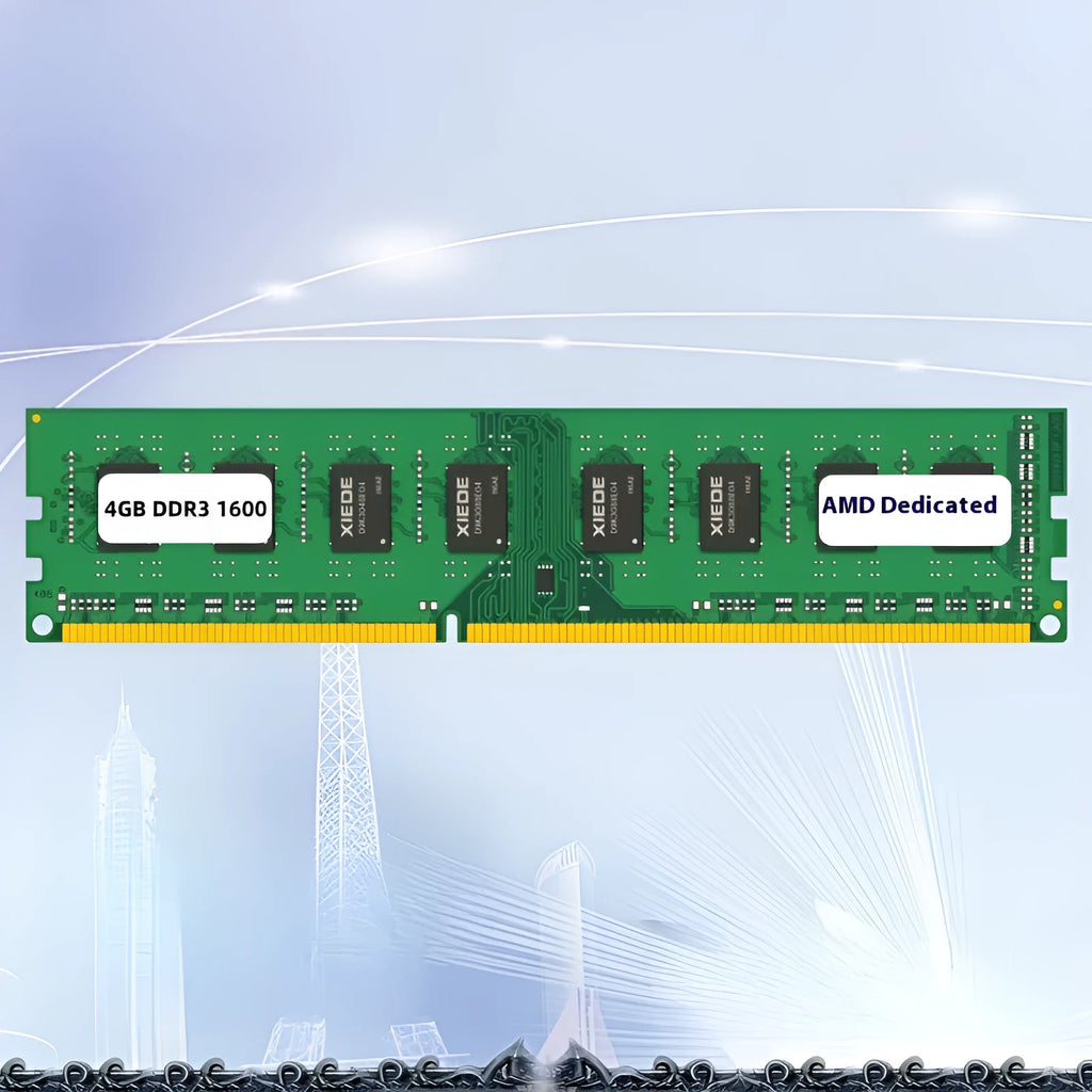 Desktop DDR3 4GB 1600MHz memory module single stick for AMD computer systems