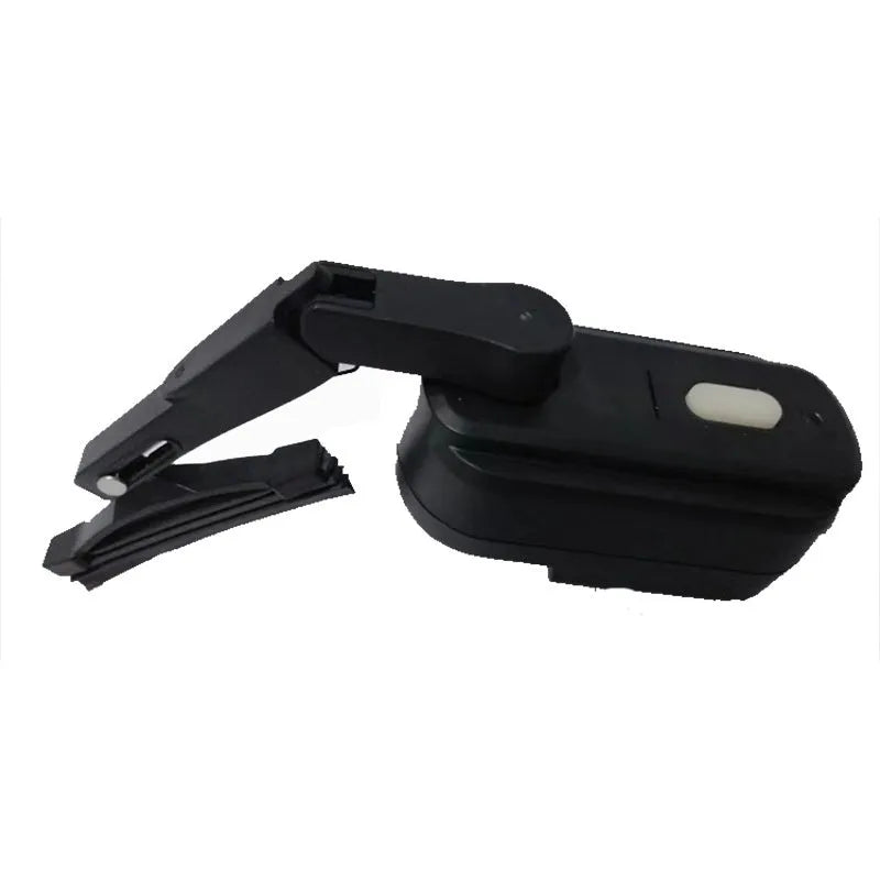 Black TZ-HW065 smart helmet wiper unit with 65mm blade for motorcycle helmet installation.