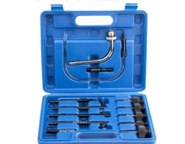 Thirteen-piece automatic transmission oil refuelling tool kit with wave box connector