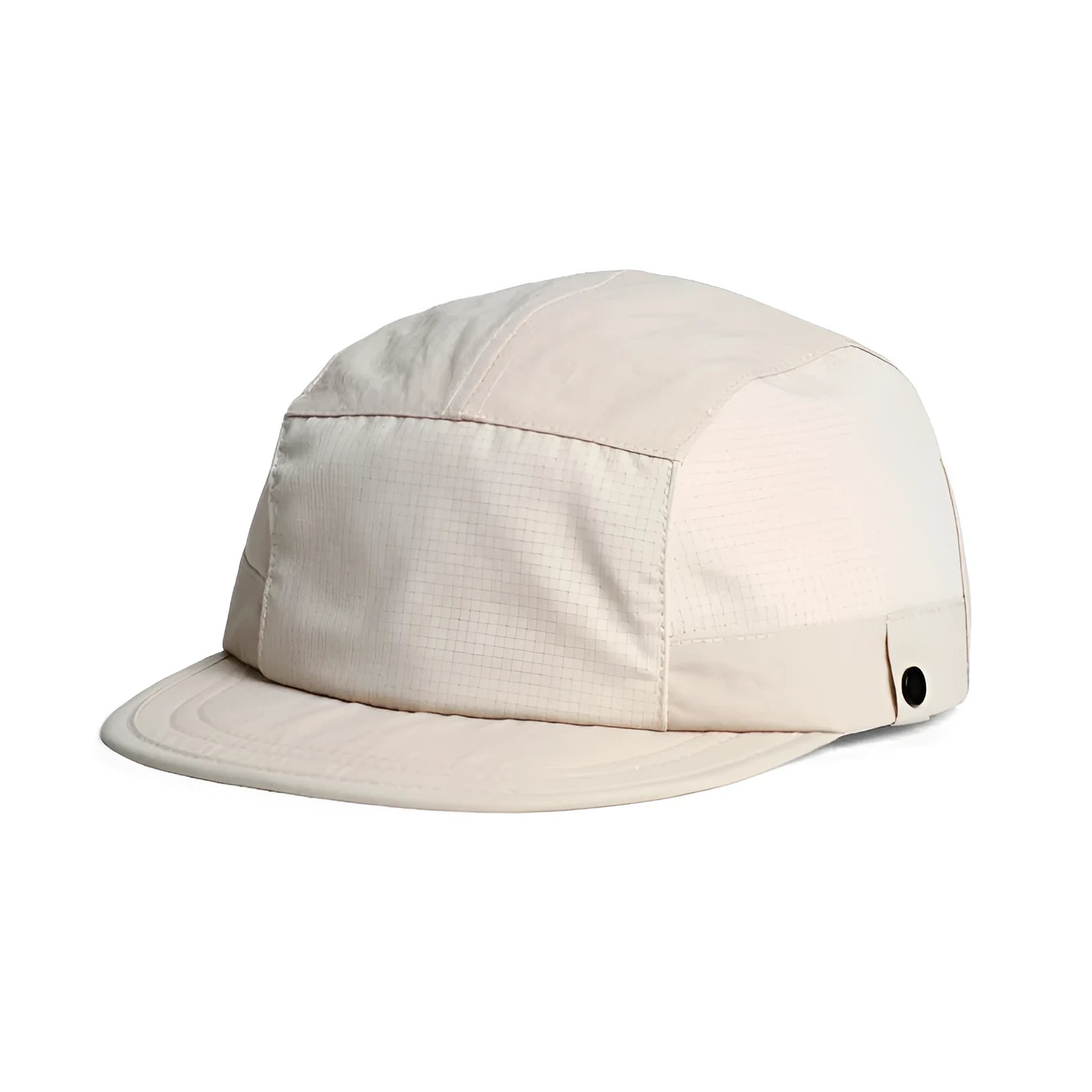 Dome crown summer hat in polyester fabric with soft tongue design for breathable sun protection