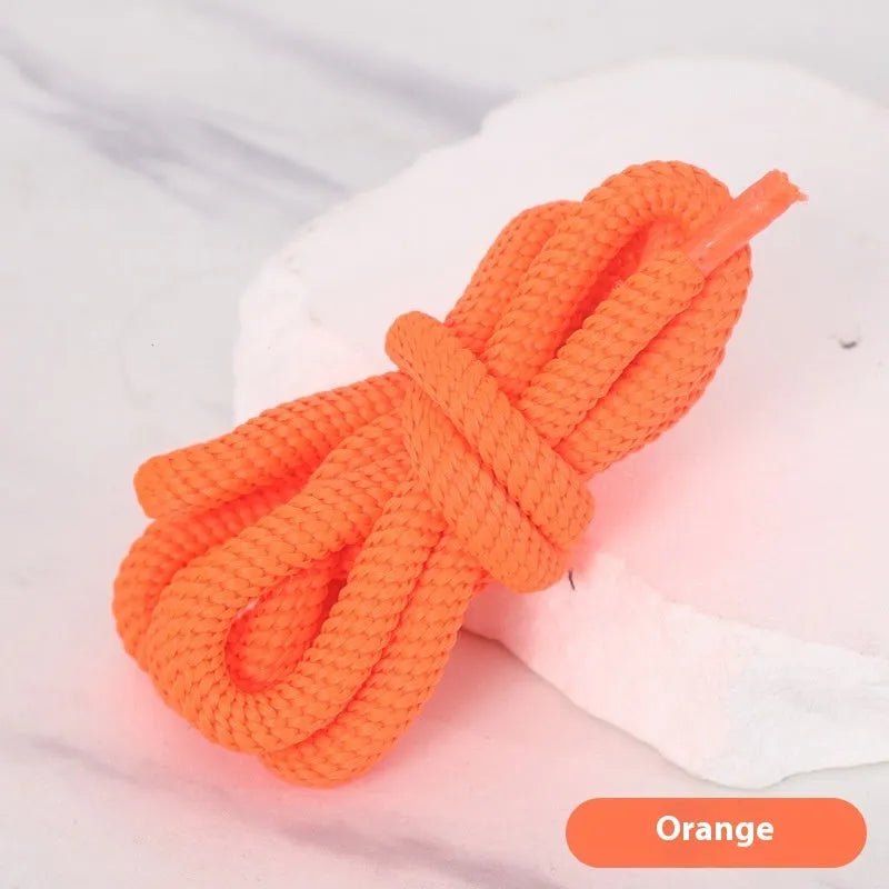 Oval shoelace adapter rope in various colours showing 1.0cm width and length options for sweatshirts and sneakers.