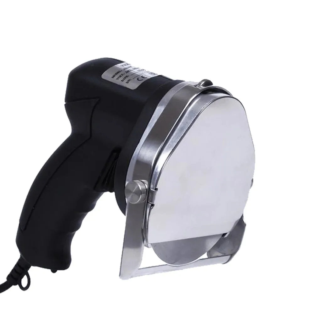 Black electric meat cleaver for turkey barbecue machines with adjustable cutting size 0-3.3 inches