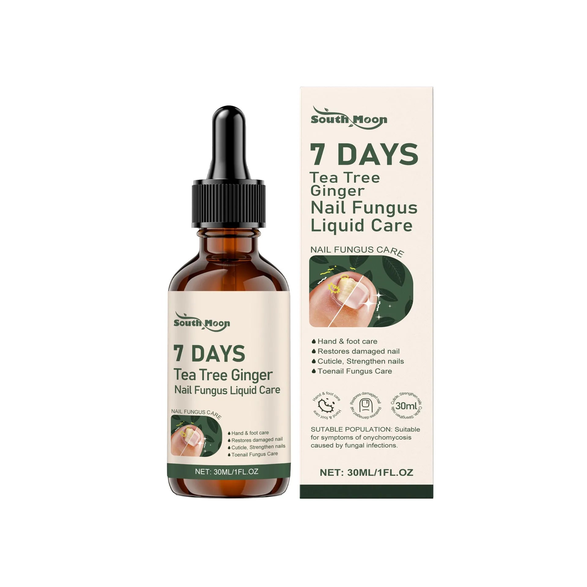 30ml nail care solution bottle for brightening and nourishing treatment