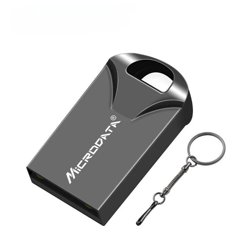 Metal Creativity Speed Car USB storage disc on necklace chain in silver, black, gold colours