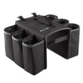Double-sided black bicycle beverage bag made of 600D PVC with 2L capacity for cycling