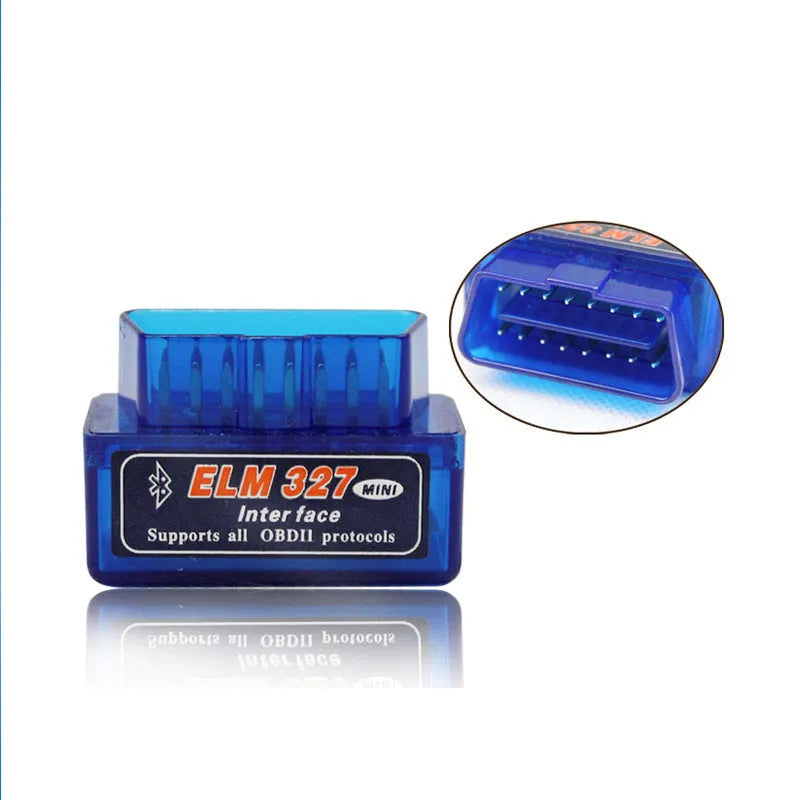 OBD2 Bluetooth vehicle diagnostic scanner for Android and Windows fault code reading