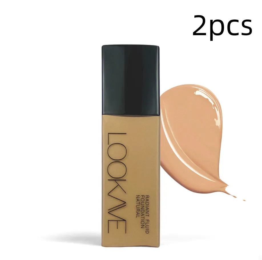LOOKAVE Matte Liquid Foundation tube in 21c size with shade options LK63C-01 to LK63C-06