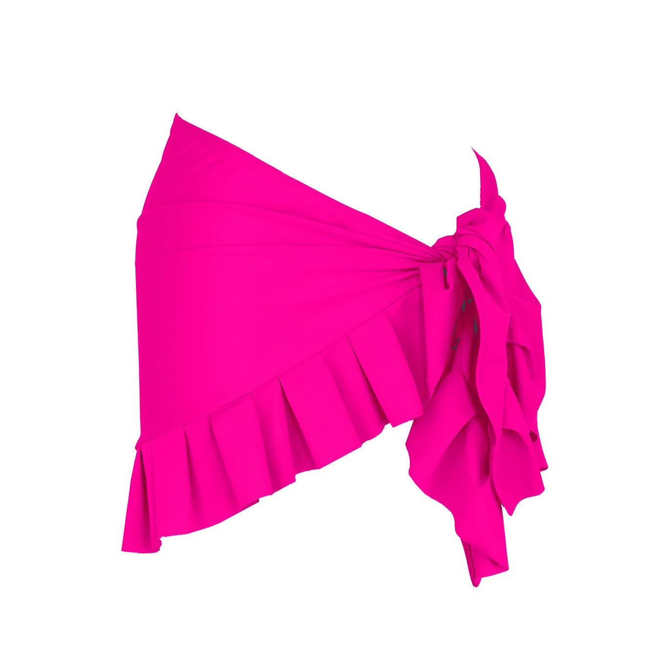 Single-shoulder suspender tube top one-piece swimsuit for women with high-waist design