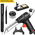 Black G102 outer soldering gun kit with light, showing five-piece alloy set.