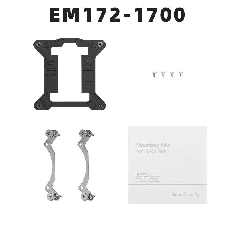 Element water cooling LGA 1700 CPU radiator fastener kit with cleaning alcohol wipes