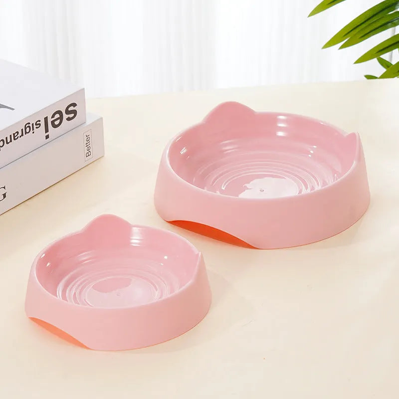 Blue ceramic dog slow feeder puzzle bowl with maze cups for large breed dogs.