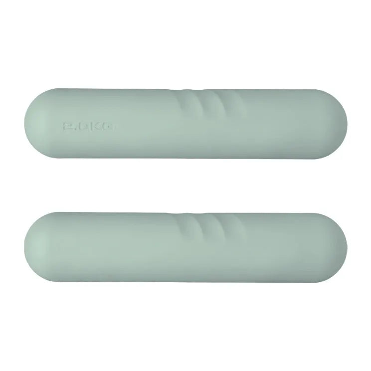 Silicone-edged hand-drawn dumbbell stick in various colours for fitness training