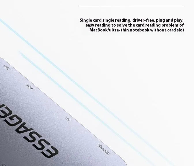 11-in-1 USB-C expansion dock with Gigabit Ethernet port, HDMI, VGA, USB-A ports, and memory card slots