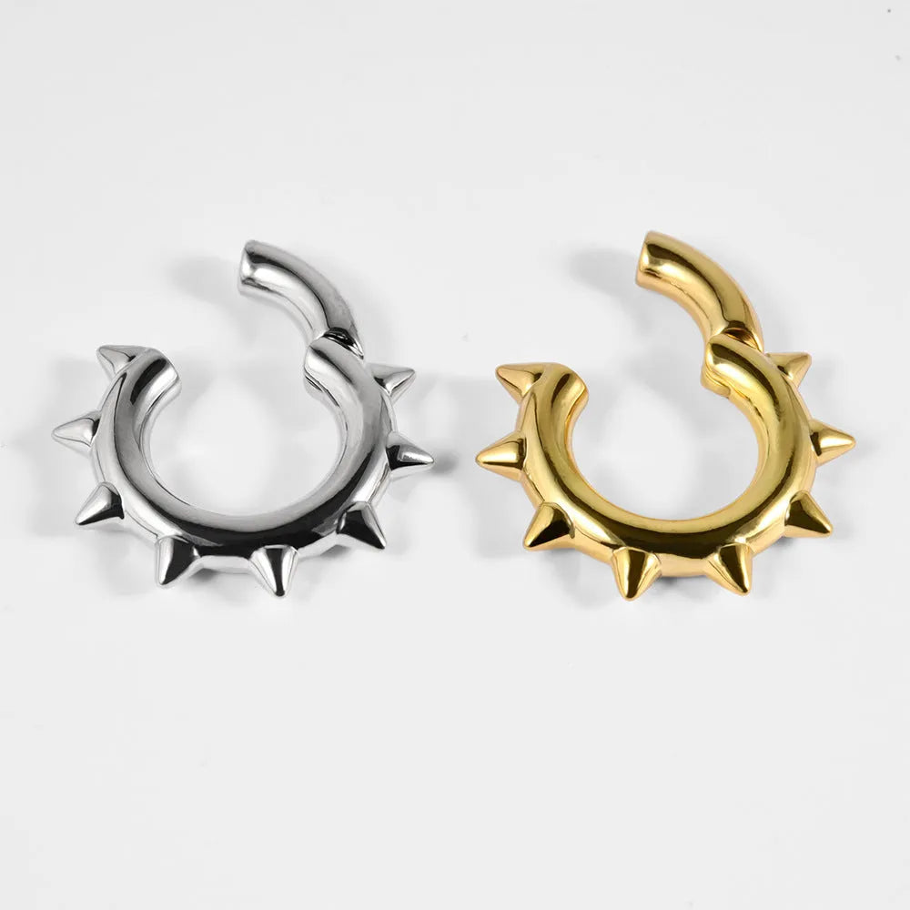 A pair of copper geometric magnet ear extender earrings in one of eight available styles.