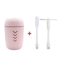 X3 portable car humidifier in columnar design with 200ml water tank capacity