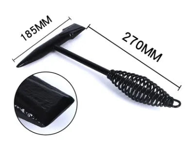 Electric welding slag hammer with spring handle for rust and slag removal