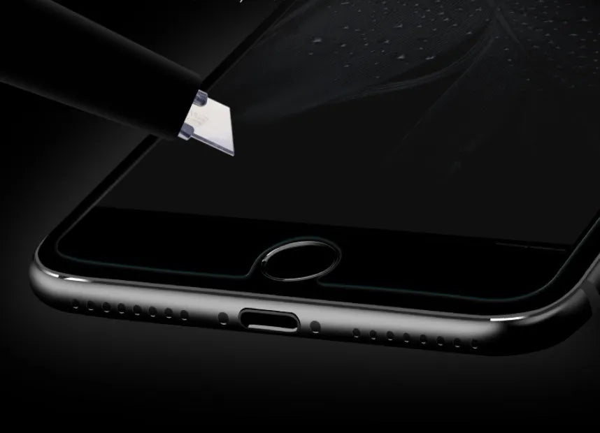 Tempered glass mirror privacy screen protector for Apple iPhone XS Max.