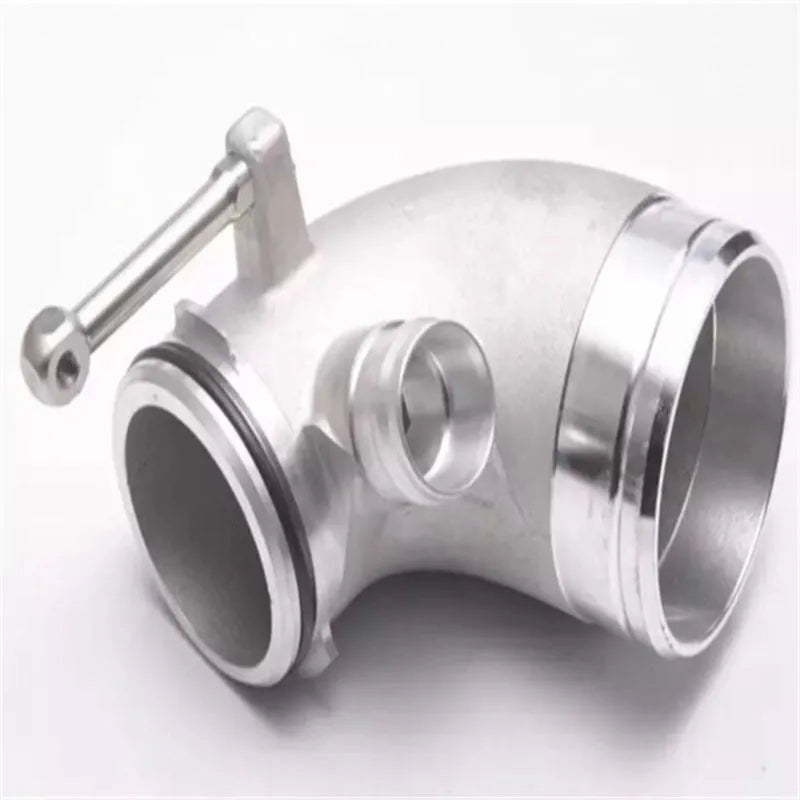 Aluminium alloy 90-degree turbo elbow pipe for car lateral engine modification