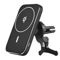 Black M6 magnetic car bracket wireless charger for mobile phones