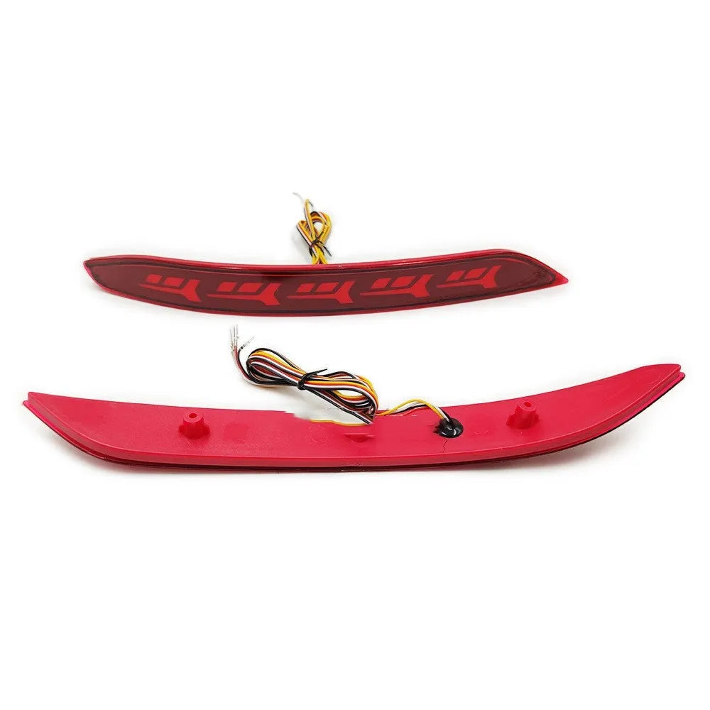 Volkswagen Sagitar rear LED bumper light with animated flowing water lighting effect