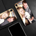 Slim protective case for iPhone with raised bumper edge around screen and camera.