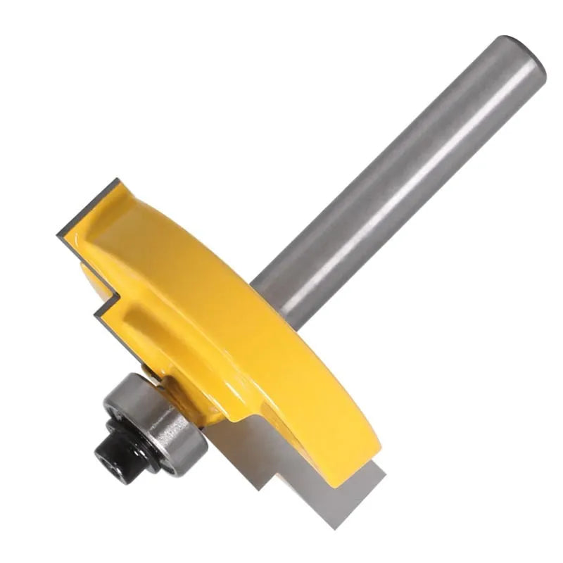 Carbide door and window step knife with 8mm round shank and 12.7mm blade for router.