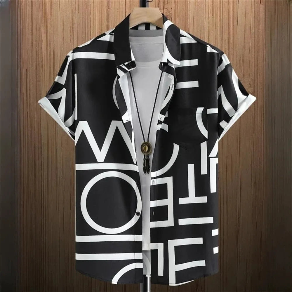 Men's loose fit grey camouflage print t-shirt with short sleeves on a white background.