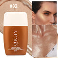 30ml face and body highlight contour liquid bottle with four shade options for natural brightening