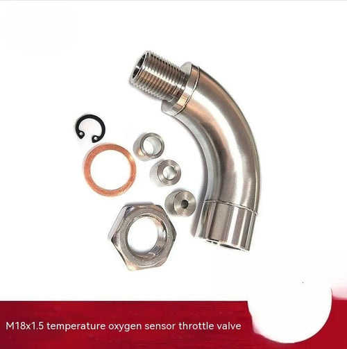 Car M18 1.5 temperature sensor flow valve crossover adapter with finishing machining accuracy