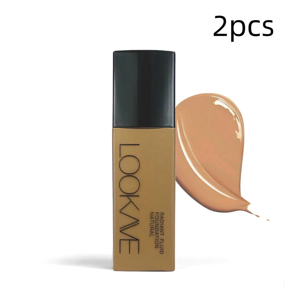 LOOKAVE Matte Liquid Foundation tube in 21c size with shade options LK63C-01 to LK63C-06