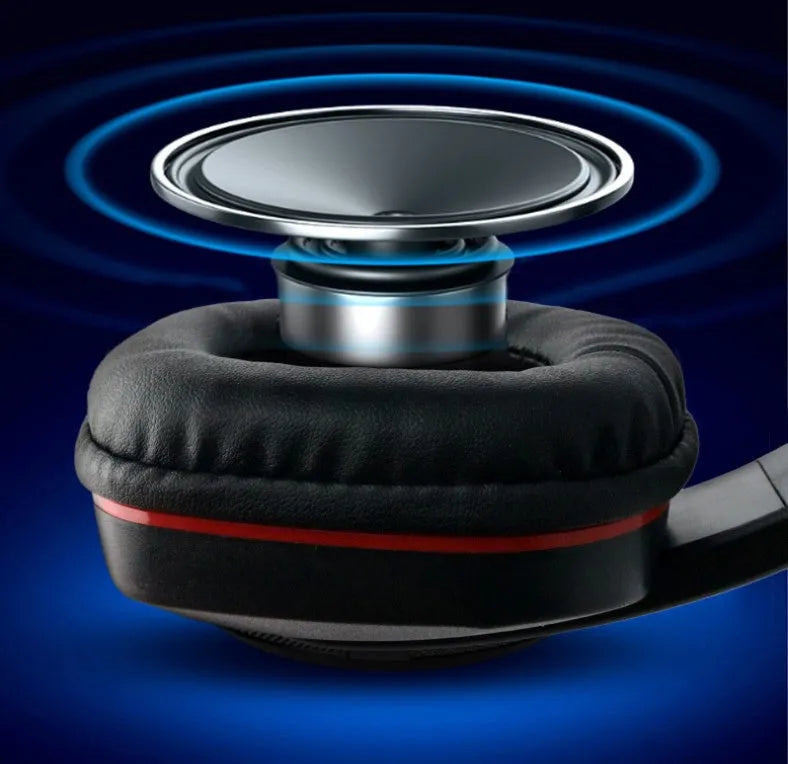 Black wired gaming headset with 40mm speakers and 6.3mm straight plug on 1.2m cable