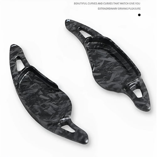 Carbon fibre pattern steering wheel paddle shifter modification accessory in ABS material