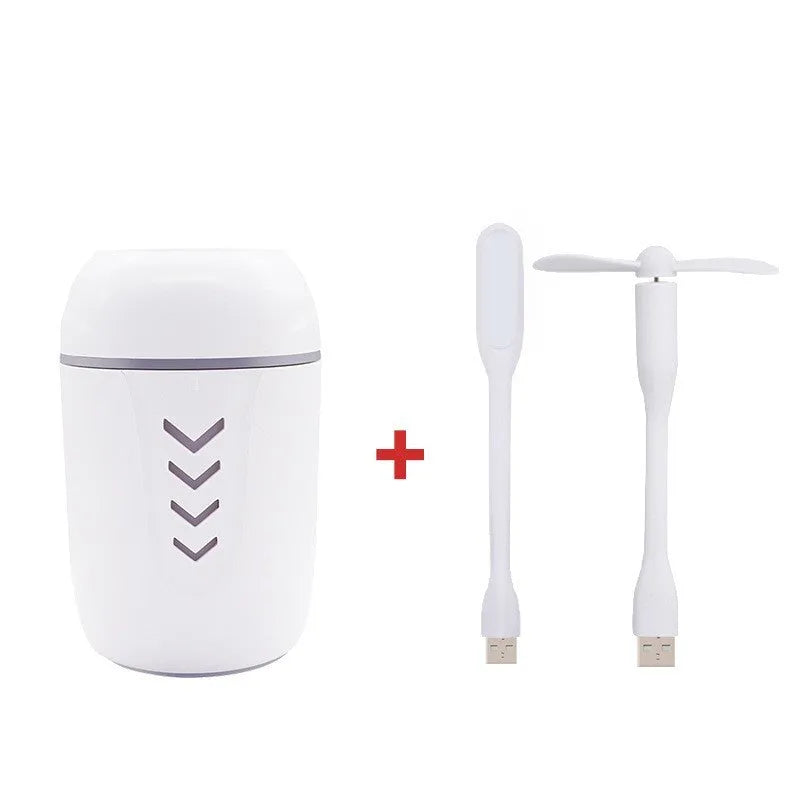 X3 portable car humidifier in columnar design with 200ml water tank capacity